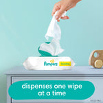 Pampers Sensitive Baby Wipes - 192 Count, Water Based, Hypoallergenic and Unscented (Packaging May Vary) (Pack of 2)