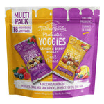 Packaging of Natures Garden Probiotic Yoggies trail mix with lemon and berry medley flavor.