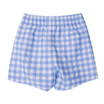 RUGGEDBUTTS Boys Classic Gingham Swim Trunks - UPF 50+ Sun Protection Fashion Swim Trunks