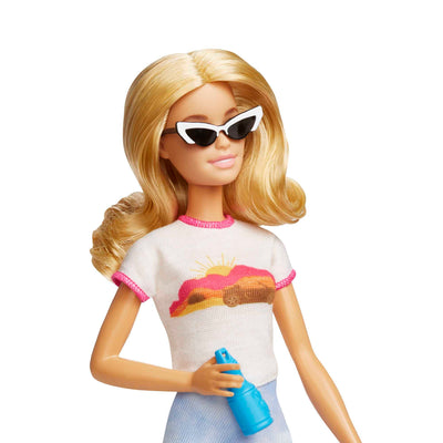 Barbie Doll & Accessories, Travel Set with Puppy and 10+ Pieces, Suitcase Opens & Closes, Barbie "Malibu" with Blonde Hair