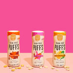 Serenity Kids 6+ Months Grain-Free Toddler & Baby Puffs - No Added Sugar - No Gluten or Rice - BPA & Allergen-Free, with Organic Cassava, Veggies & Herbs - Puffs Variety Pack - 6 Count