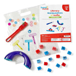 hand2mind Literacy Take Home Manipulatives Kit, Includes FingerFocus Highlighters, Phoneme Phone, Reading Rods Phonemic Awareness Linking Cubes, Magnetic Wand and Chips, Reading Tools (139 Pieces)