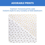 Delta Children 100% Cotton Flannel Baby Receiving Blankets for Girls and Boys – 30x30 Inches (Pack of 2), Safari Friends