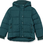 Amazon Essentials Girls and Toddlers' Heavyweight Hooded Puffer Coat, Water-Resistant