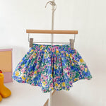 Toddler Girls Baggy Shorts Skirt Ruffled Loose Wide Leg Elastic Waist Lightweight Breathable (Pink, 12-18 Months)