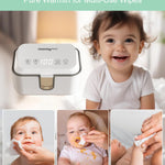 MOMYEASY Baby Wipe Warmer, Large Capacity Wipes Dispenser with 3 Temperature Modes, Even Heating Diaper Wipe Warmer with Night Light, Wipes Warmer for Babies/Adults
