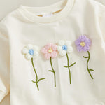 YINGISFITM Newborn Baby Girl Clothes Love Heart Long Sleeve Bubble Romper Sweatshirt Onesie Infant Valentines Spring Outfits