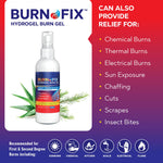 BurnFix Hydrogel Burn Spray - 120ml | Instant Cooling Relief for 1st & 2nd Degree Burns, Sunburns, and Scalds | Doctor Recommended, Soothes & Moisturizes Skin, Safe for Kids & Adults