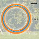 Senston Flying Discs Easily Catch and Throw Sports Disc 11 Inch Soft Flying Discss Colorful Flying Discs 3 Pcs for Pool Backyard Family Fun