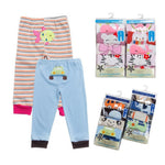 Monvecle Unisex Baby Multi Pieces Newborn to Toddler Cotton Long Pants Shorts Gift Sets (US, Age, 18 Months, 24 Months, 5pcs Random Color -Boy Pants)