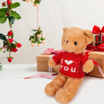 Fuyamp 10 Pcs Bear Clothes Tee Doll Clothes Bear Hoodie Sweater Fit 14-18 Inches Bears Include Cute Clothes Glasses Hat Kawaii Plush Doll Clothes DIY Bear Toy