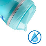 Chicco Insulated Sippy Cup 12+ Months, 9oz Toddler Training Cup with Bite-Resistant No-Spill Rim Spout, Double-Wall, BPA-Free, 2-Pack, Blue/Sharks