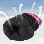 CLeemuziN Kids Stripe Thicken Snow Mittens Glove for Toddler Winter Warm Ski Gloves for 2-5T Baby Boys Girls