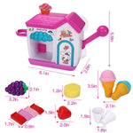 AugToy Bath Toys for Toddlers 3-5 Years, Ice Cream Foam Maker Bath Toys for Kids Ages 4-8, Bubble Pretend Cake Play Set Bathtub Toys Age 3 4 5 Year Old Girls Boys Valentines Easter Birthday Gifts Idea
