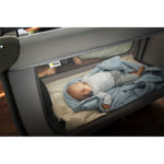 hauck Baby & Toddler Foldable Travel Cot and Portable Playpen, Dream N Play Plus, Grey