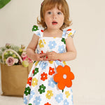 Mioglrie Baby Girl Clothes Newborn Dress Summer Toddler Girls' Clothing Casual Sundress with Cute Bag Infant Outfits