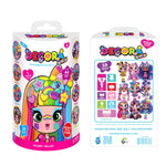 Decora Girlz 5" Collectible Dolls, 8 Surprises to UNbox, Fun Fashions & Stickers, 9 to Collect
