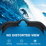 ZIONOR Swim Goggles, Upgraded G1 Polarized Swimming Goggles UV Protection Anti-fog Adjustable Strap for Men Women Adult Indoor or Outdoor (Polarized Smoke Lens)