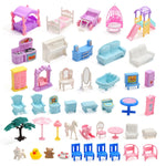 Huge Doll House Dollhouse with Light, Gift for Girls