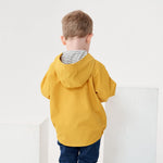 Volunboy Toddler Boys Windbreaker Casual Outerwear Kids Lightweight Zip Hooded Jacket Baby Cute Dust Coat