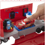 Mattel Disney and Pixar Cars Transforming Mack Playset, 2-in-1 Toy Truck & Tune-Up Station with Launcher, Lift & More