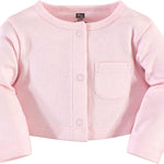 Hudson Baby Baby Girls' Cotton Dress and Cardigan Set