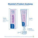 Mustela-Baby Diaper Rash Cream 123 - Skin Protectant with Zinc Oxide - Fragrance Free & Paraben Free - with 98% Natural Ingredients - 3.8 Oz, White
