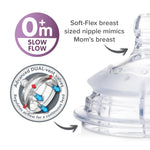 Nuby 2 Piece Slow Flow Comfort Nipple