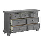 Oxford Baby Weston 7-Drawer Dresser, Dusk Gray