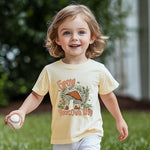 Kids Graphic Tees Grow Your Own Way Toddler Shirt Cute Mushroom Natural Boys Girls Clothes Casual Summer Tops 2T