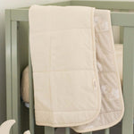 Burt's Bees Baby Reversible Blanket, Nursery, Stroller & Tummy-Time Organic Jersey Cotton Quilted Infant & Toddler Bedding