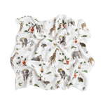 Little Unicorn – SafariSocial Deluxe Swaddle | Single | 100% Rayon Muslin from Bamboo | Super Soft | Newborns and Infants | Large 47” x 47” | Machine Washable