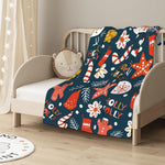 Holiday Christmas Cookies Baby Blankets Nursery Blankets for Boys Girls Soft and Warm Swaddle Blanket for Infant,Newborn,Toddler