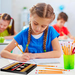 V-Opitos Wood-Cased #2 HB Pencils, 50 Pack Bulk Yellow Pencils with Erasers, Pre-Sharpened, School Classroom Teacher Supplies for Writing, Drawing and Sketching