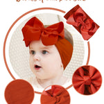 doboi 20pcs Baby Girl Bows Baby Headbands Hair Accessories Big Bows for Baby Girls Infant Newborn Toddler Baby Bows and Nylon Headbands