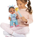 Disney Darlings 13-Inch Interactive Baby Doll – Magical Lights, Sounds, Music & Wand – Stitch-Inspired Nurturing Doll with Accessories – Multiple Skin Tones, Eye Colors – Ages 2 and Up