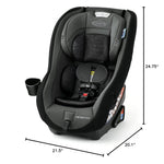 Graco Contender Slim Convertible Car Seat, West Point, Space-Saving Design, Lightweight and Compact