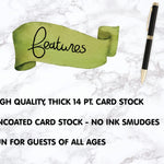 All Ewired Up 50 Baby Shower Bingo (50-Cards) Fun Baby Shower Game Activity, Gift, Gender Neutral Boy or Girl, Minimalist