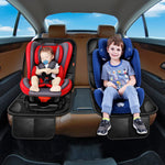 XHYANG Car Seat Protector 1 Pack Car Seat Cushion Mat Thickest Padding,Waterproof 600D Fabric Car Seat Covers for Non-Slip Backing Mesh Pockets for Baby and Pet (1 Seat Protector)