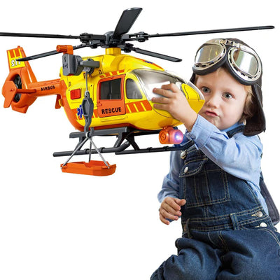 CSDCSD Rescue Transport Helicopters Kids Toys,Helicopters Toy with Crane and Transport Racks,Gifts for Age 3 4 5 6+ Years Old Boys Girls