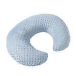 DONOMILO Nursing Pillow and Positioner Breastfeeding and Bottle Feeding, Propping Baby, Tummy Time, Sitting Support for Baby Boy Baby Girl, with Removable Dots Cover (Blue)
