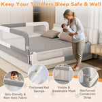 Abdtech Bed Rail for Toddlers with U-Shaped Base: Safety & Foldable - Stable Protective Bed Side Rails - 78.74 x 78.74 x 74.8 Designed for for King Size Bed