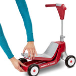 Toddler Scooter or Ride On Baby Toys, Radio Flyer Scoot 2 Scooter, for Ages 1-4, Red Ride On Toys