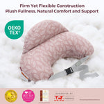 Momcozy Original Nursing Pillow for Breastfeeding-Innovative Safety Guard - Wider Feeding Pillows for More Support for Mom & Baby- Easier Nursing & Hand Free- Fit for All, Removable Cotton Cover