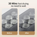 AMZBABYCHEF Baby Bottle Steamer and Dryer, Electric Steamer and Dryer for Baby Bottles, 4-in-1 Bottle Steamer and Dryer, Universal Fit for All Bottles, LED Touch Screen, Auto Shut-Off