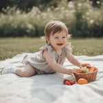 Karuedoo Newborn Infant Baby Girl Clothes Gingham Ruffle Sleeve Bubble Romper Plaid Bodysuit One Piece Summer Outfit (A-Khaki, 3-6 Months)