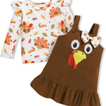 Baby Girl Clothes Toddler Dresses Infant Fall Winter Outfits Little Coat Princess Cardigan Dress Set +Cute Bag