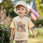 Kids Graphic Tees Grow Your Own Way Toddler Shirt Cute Mushroom Natural Boys Girls Clothes Casual Summer Tops 2T