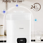 LAREX Baby Bottle Sterilizer and Dryer, 4-in-1 Electric Steam Bottle Sterilizer and Dryer Esterilizador de Biberones, Bottle Sanitizer for Baby Bottles, Pacifiers, Pump Accessories