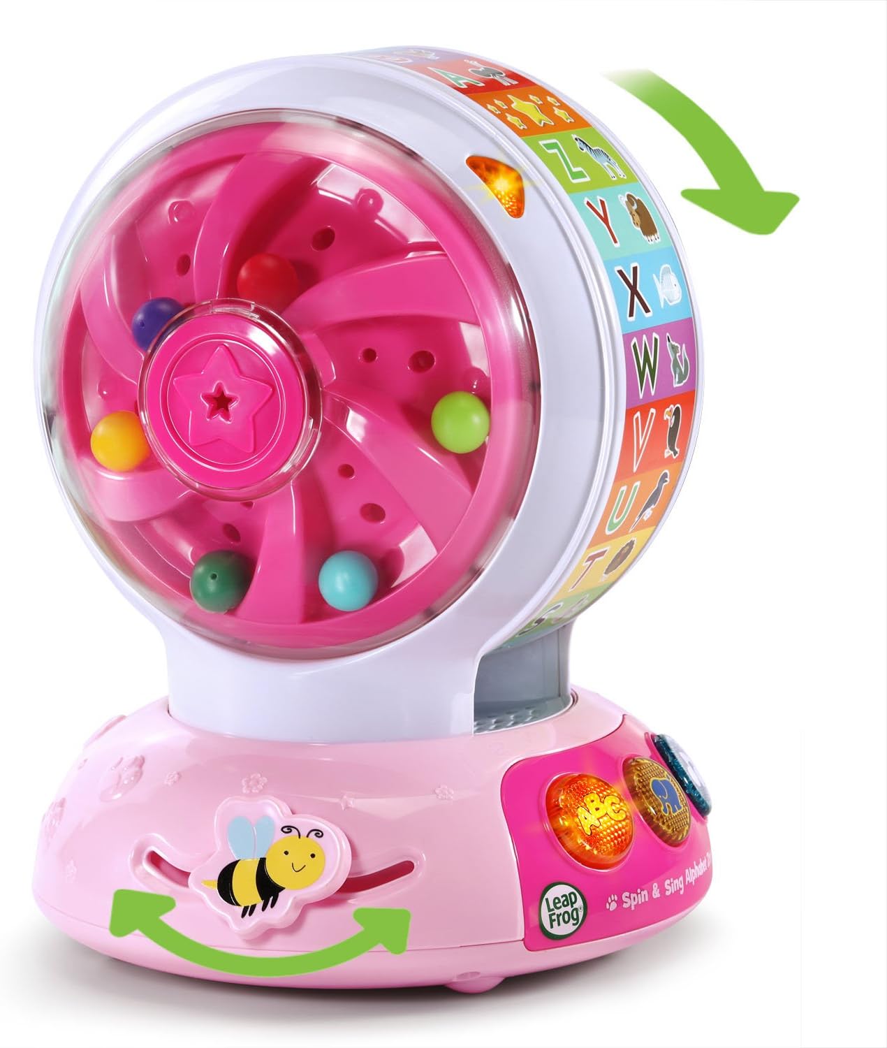 LeapFrog Spin and Sing Alphabet Zoo, Pink